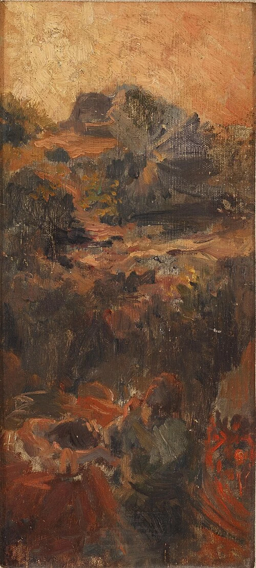 Vlaho Bukovac - Cristo sul Monte degli Ulivi, Galleria Moderna, Zagabria